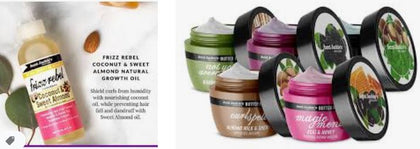 Óleos de crescimento natural & Fusões de manteiga!
