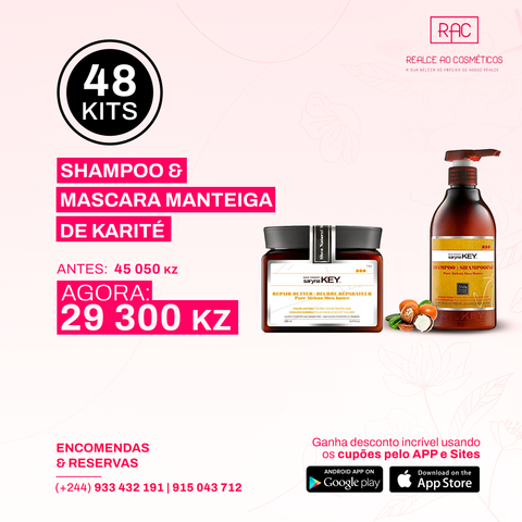 SARYNA KEY™ Máscara Reparadora CABELOS PINTADOS + Shampoo