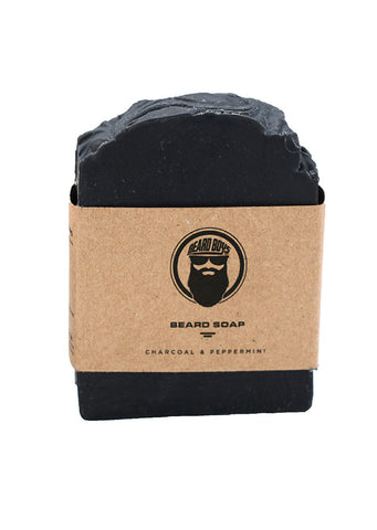 Beard Soap Charcoal & Peppermint| Sabonete de barba carvão e hortelã-pimenta